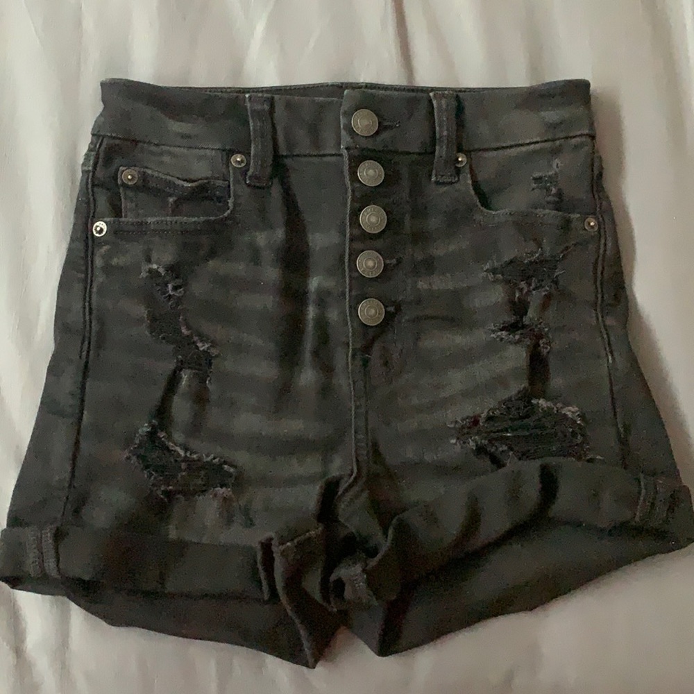 American Eagle black shorts